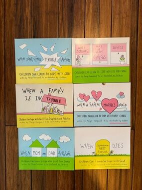 Set of 6 Children’s Books for Therapists, Counselors, Social Workers